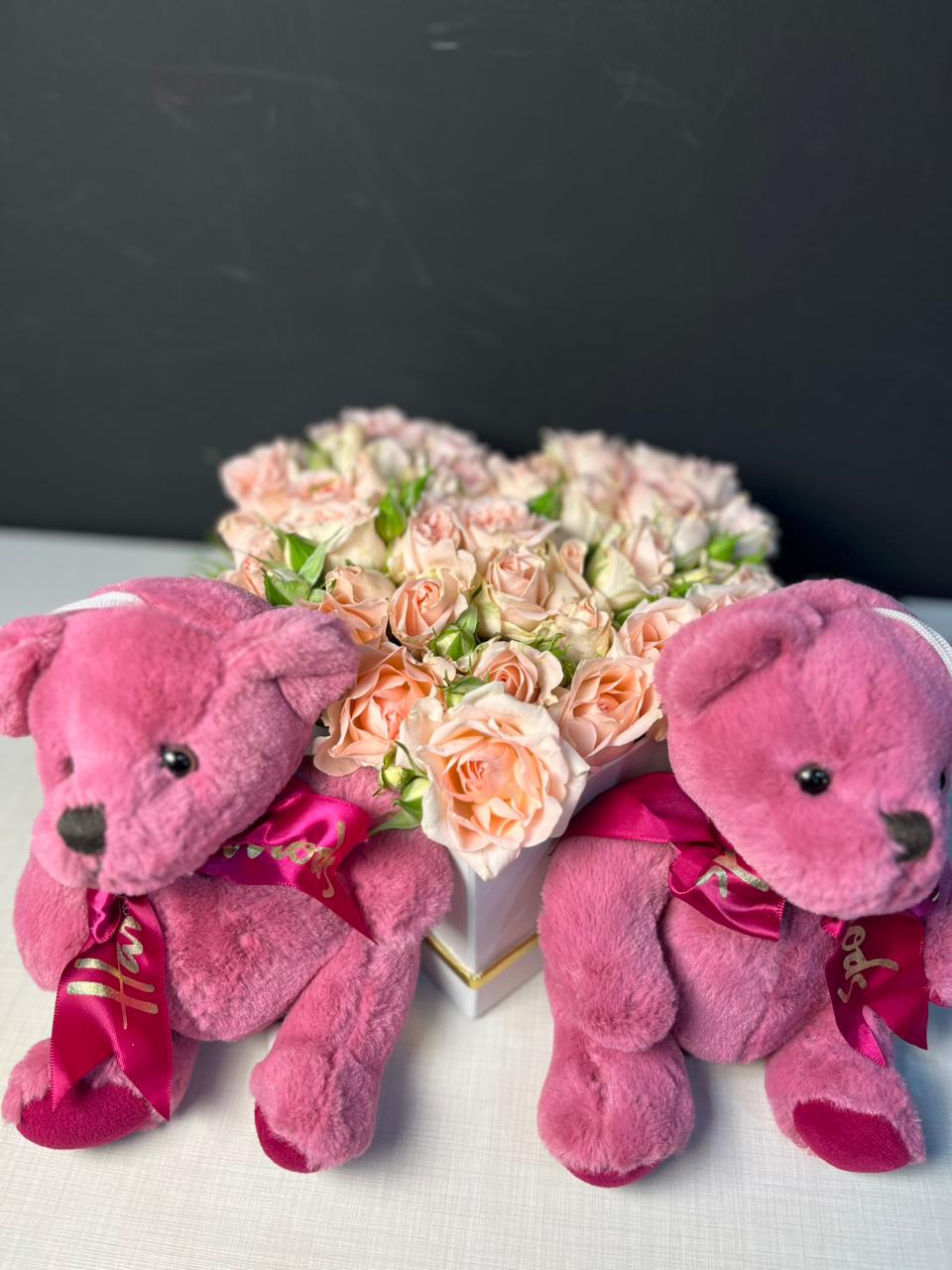 Bear Hug Blooms bouquet